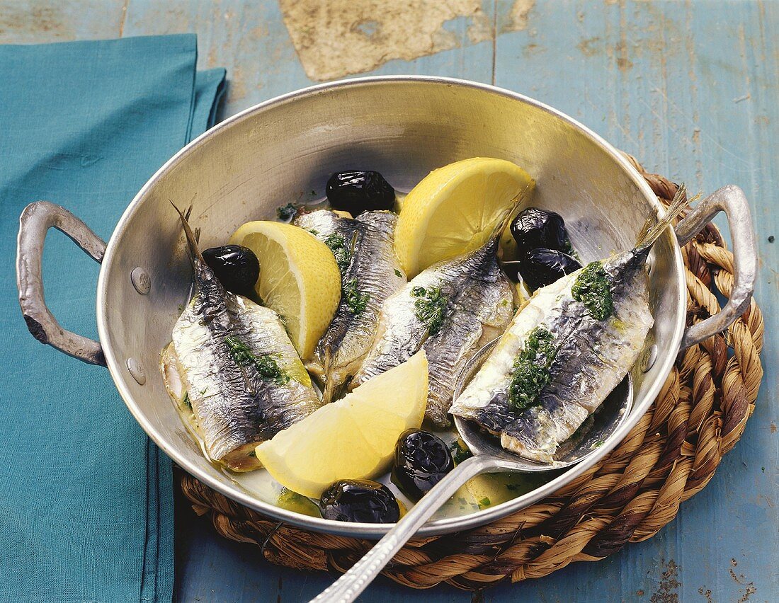 Sardinen mit Chermoula-Füllung (Marokko)