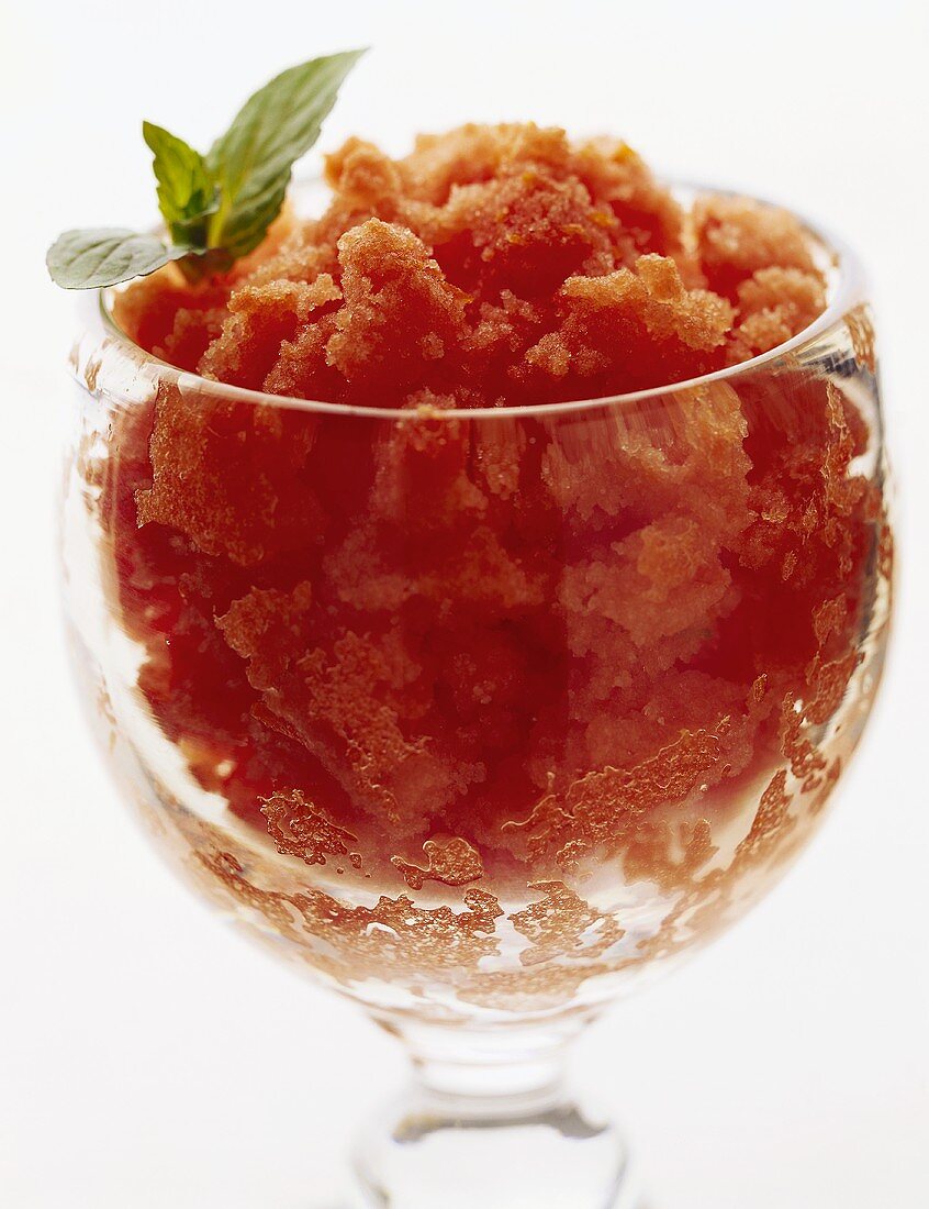 Tomato sorbet