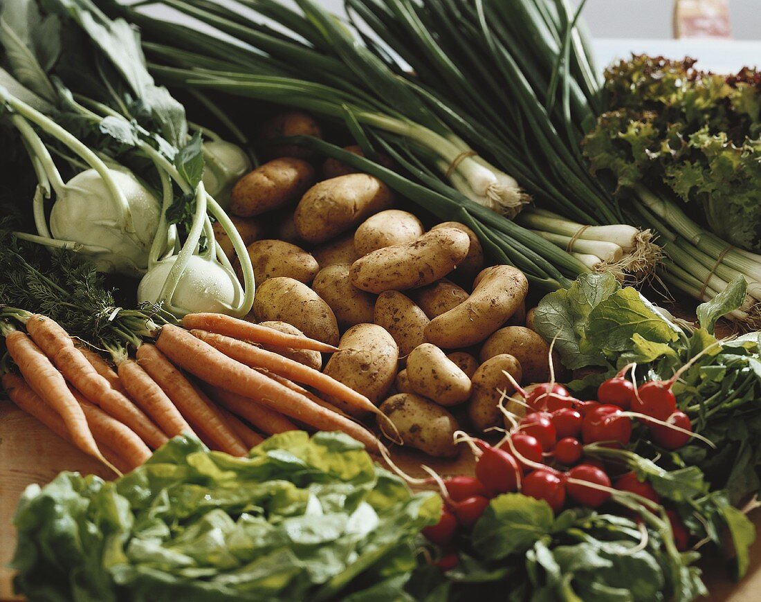 Vegetables at a market