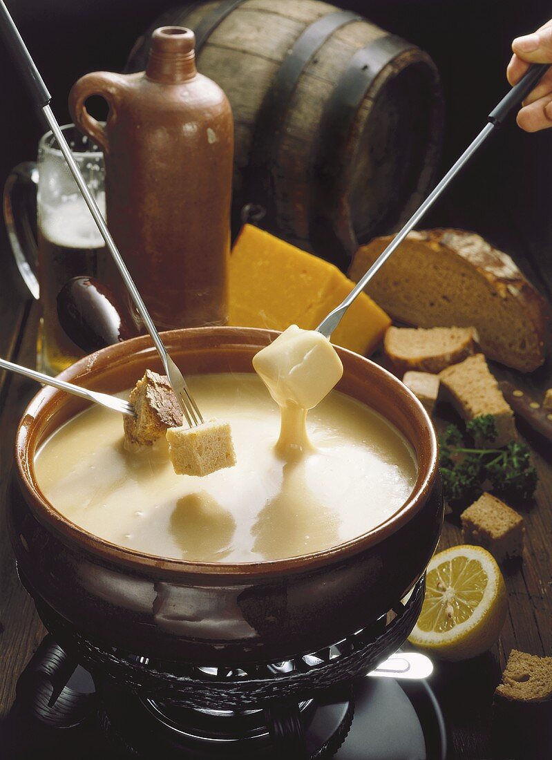 Beer fondue