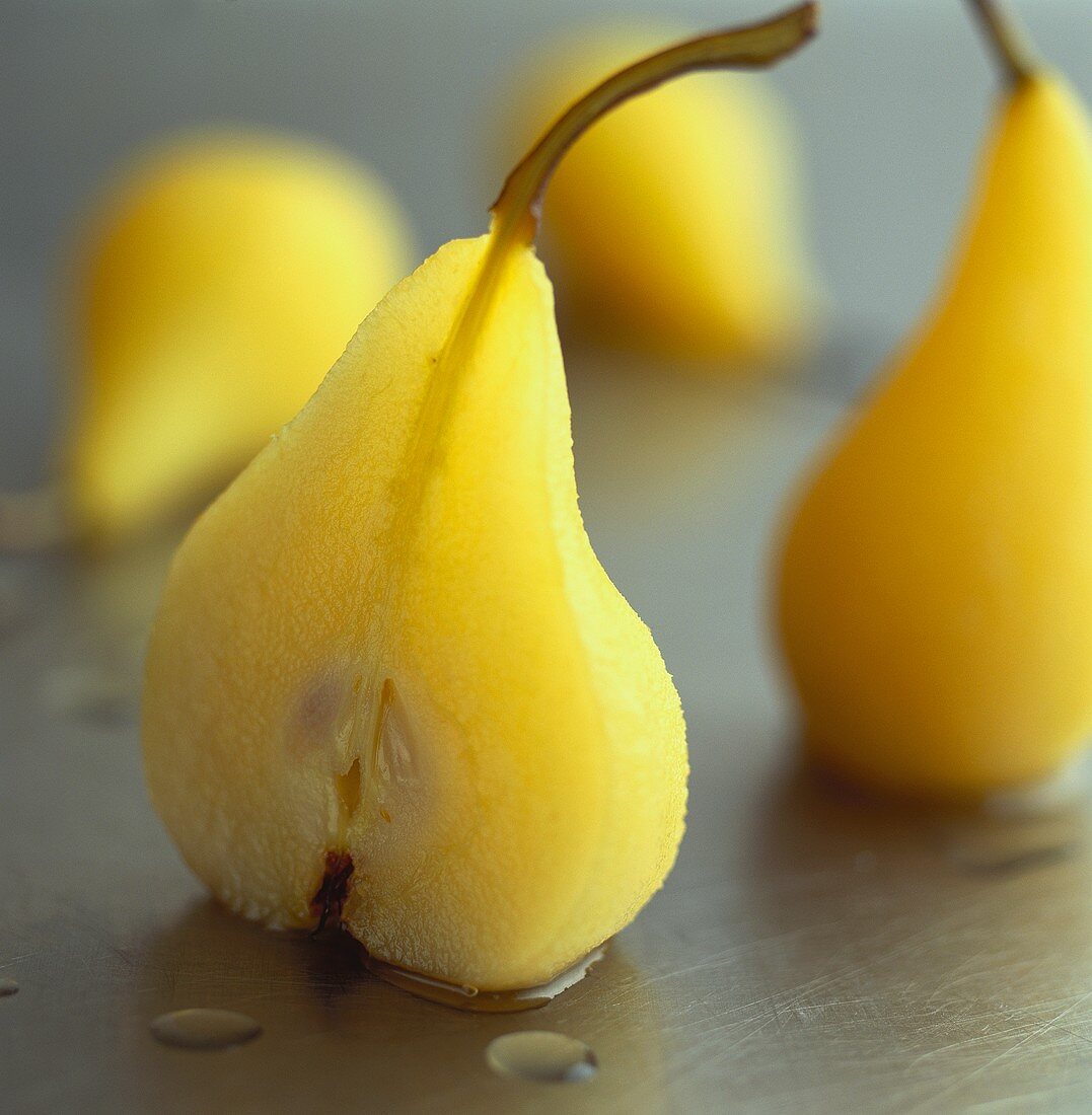 Poached pears