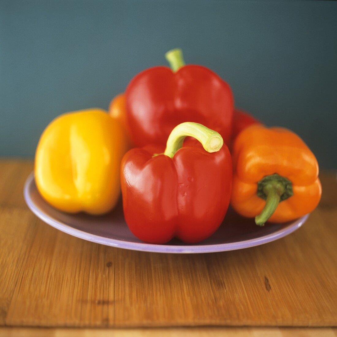 Assorted bell peppers in different colours