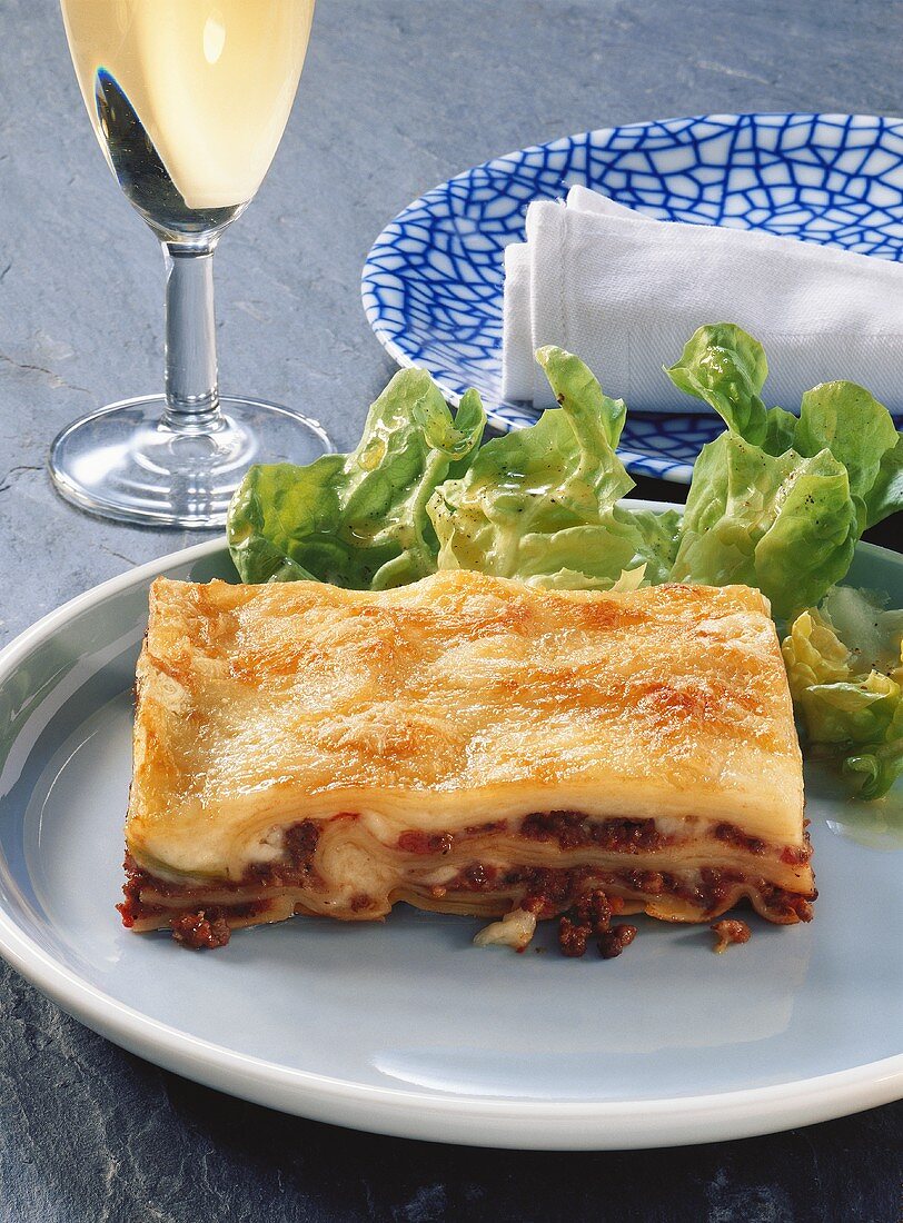 Lasagne mit Lammfleisch