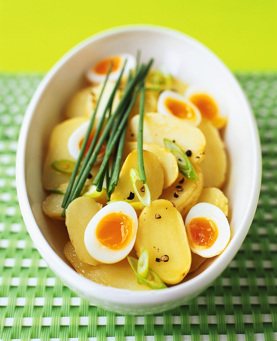 Potato and egg salad