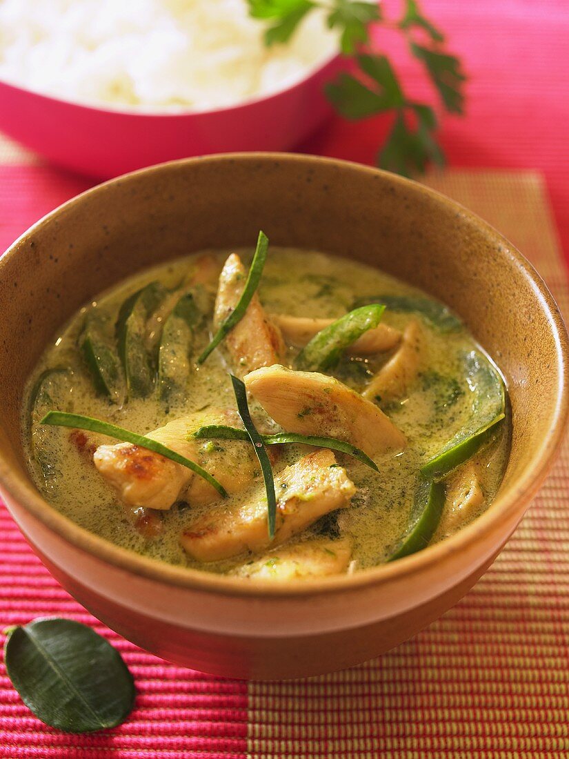 Green chicken curry (Thailand)
