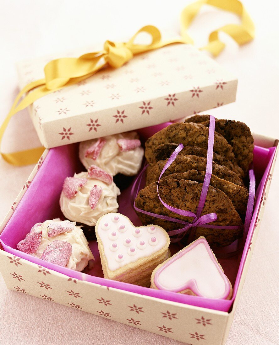 Assorted biscuits to give as a gift