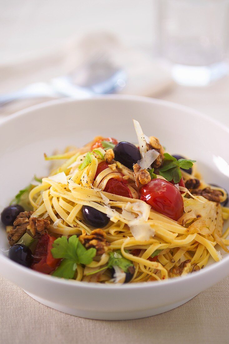 Fettucine mit Walnüssen