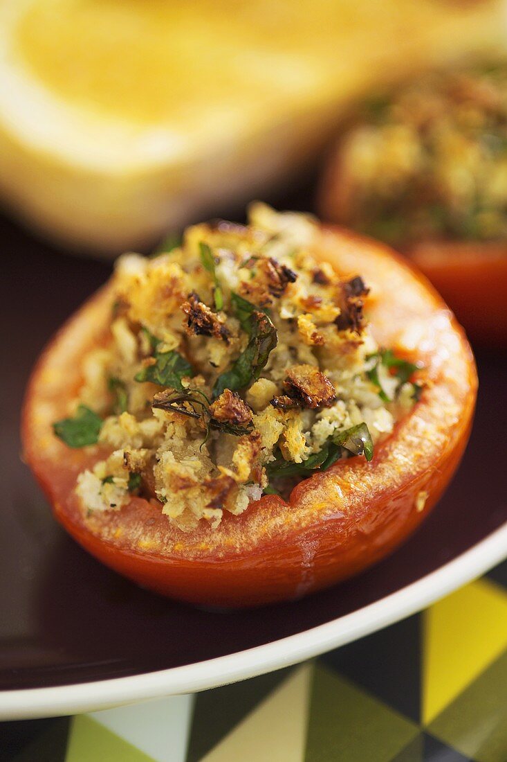 Tomatoes with herb stuffing