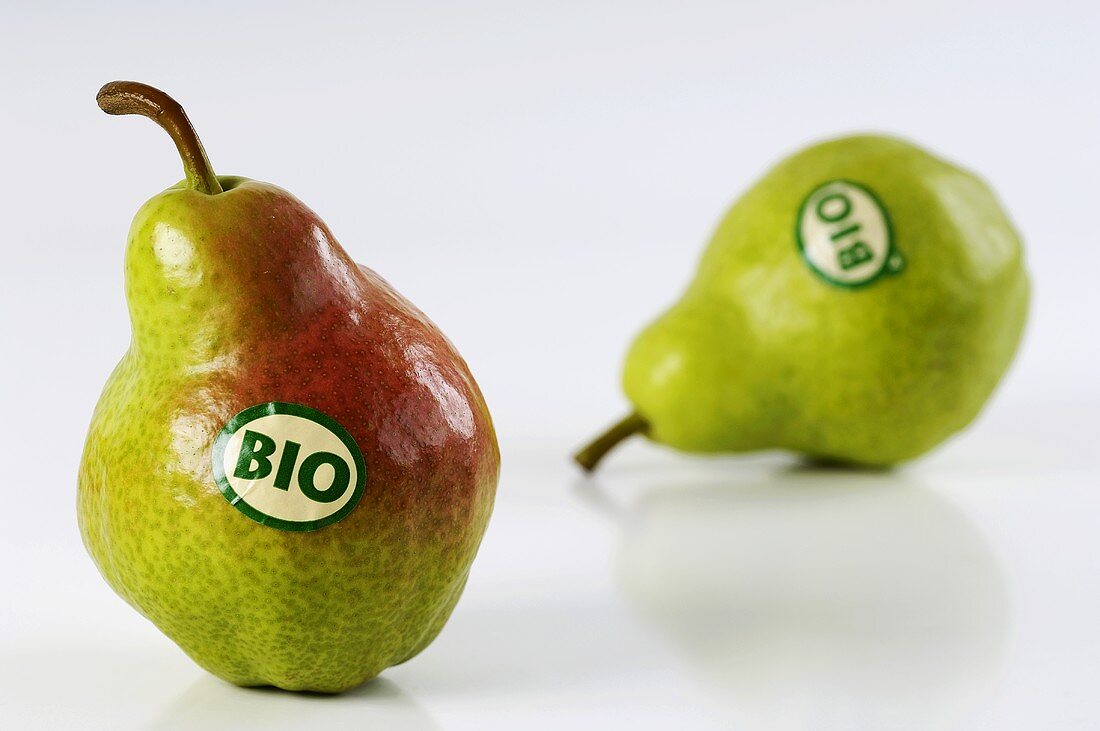 Two organic pears