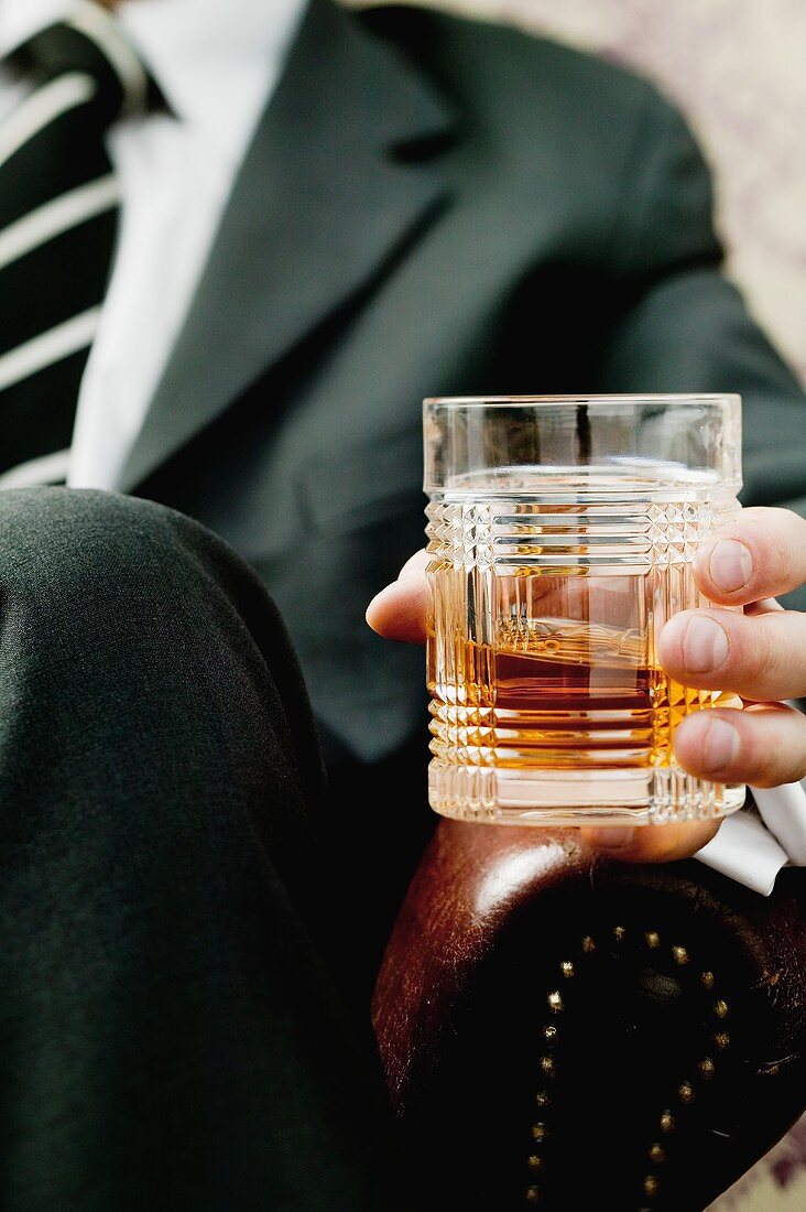 Cognac in einem Glas