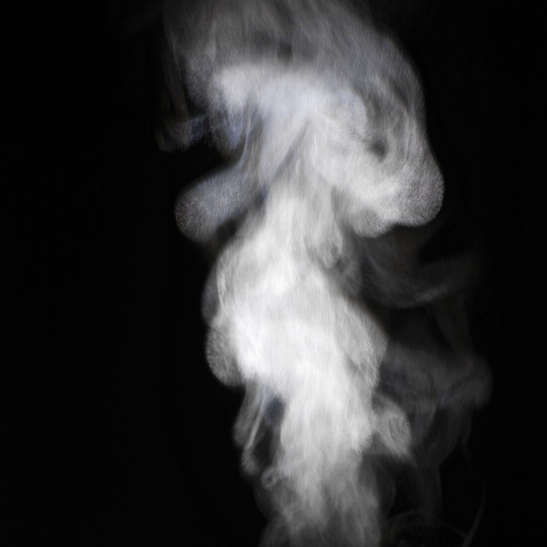 Premium Photo, Steam on black background