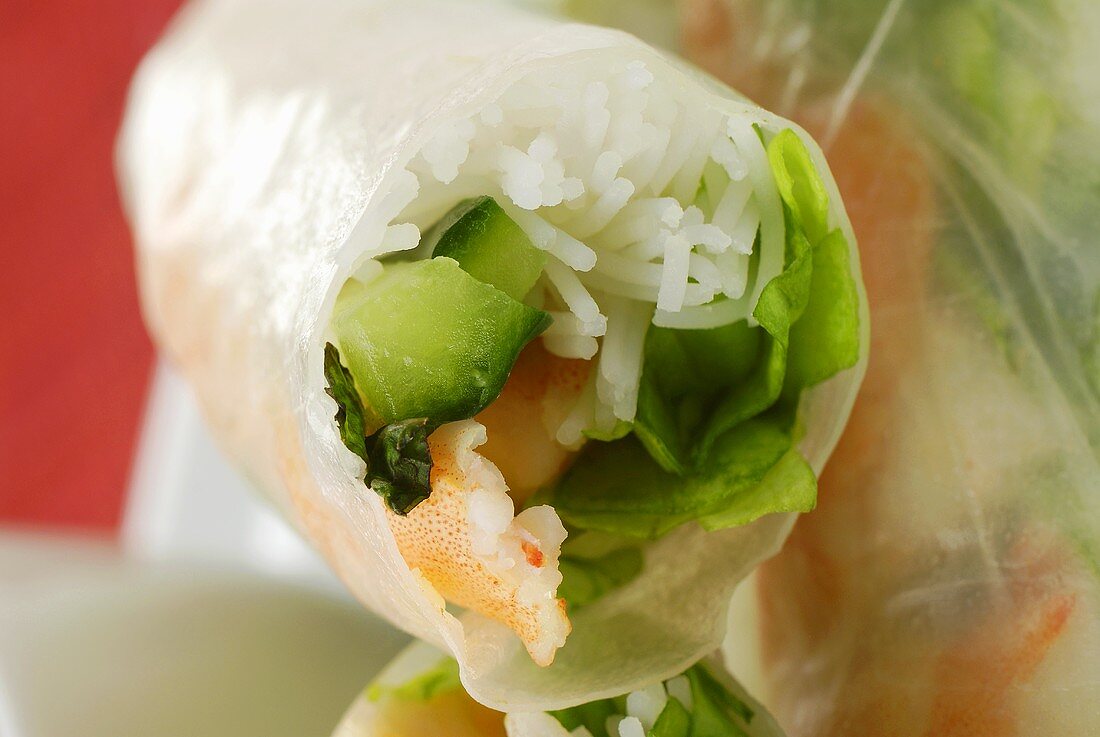 Asian rice paper roll