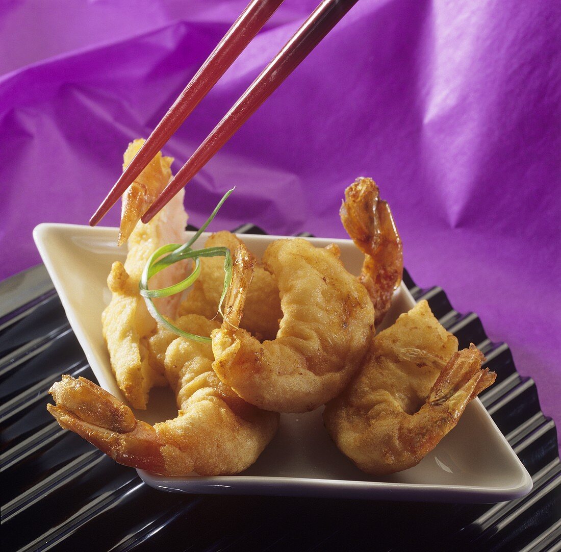 Prawn tempura