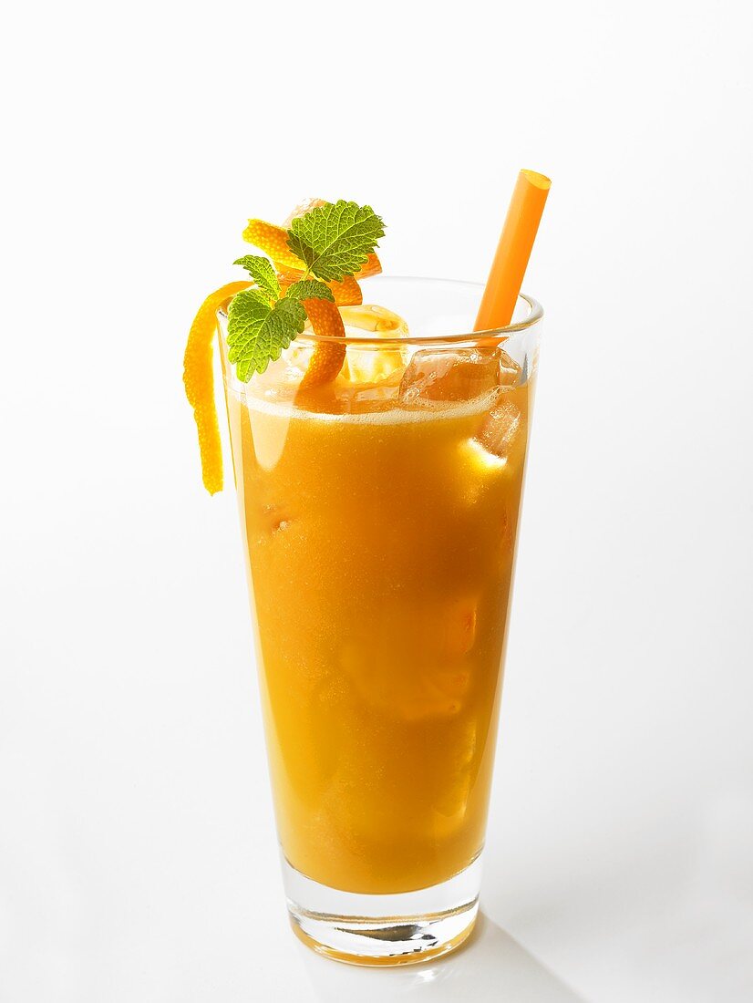 Orange and papaya drink