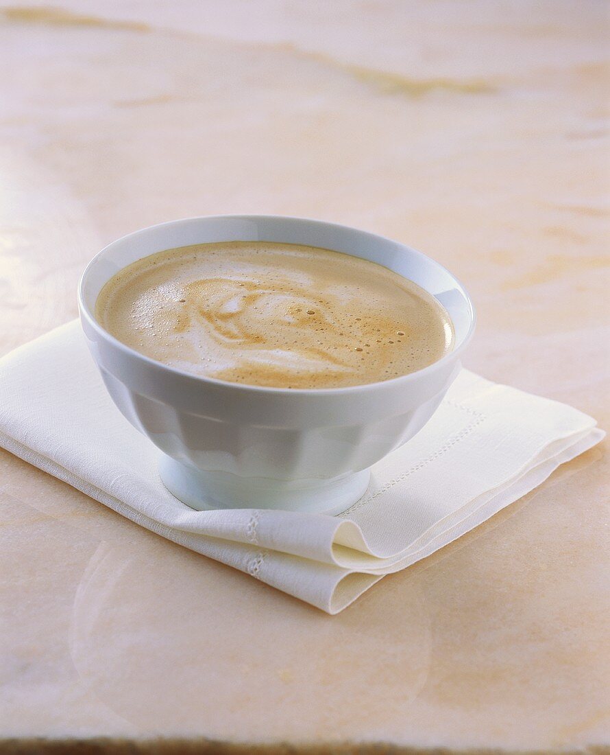 Eine tasse Café au lait