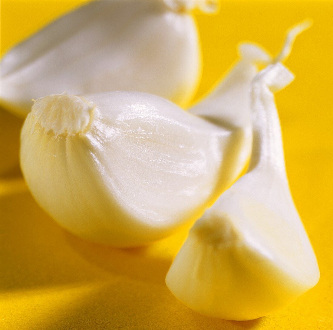 Three garlic cloves