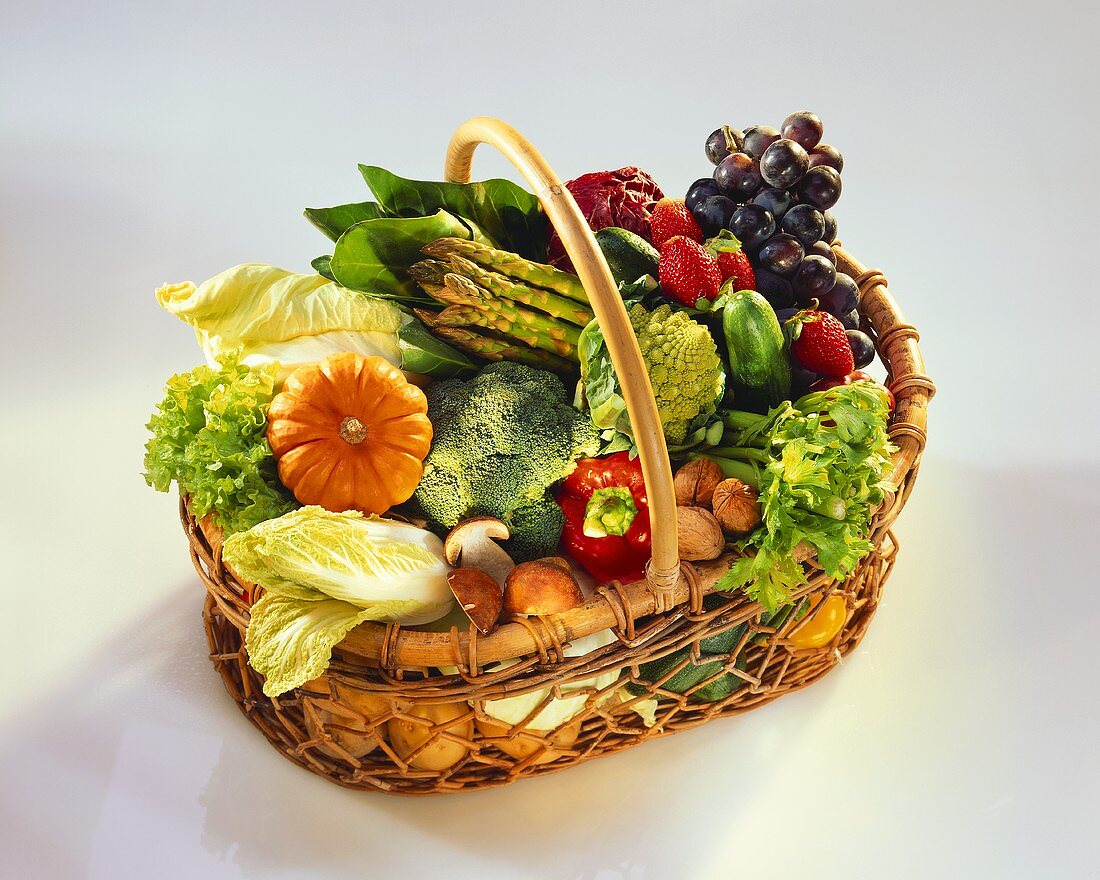 Basket of vegetables