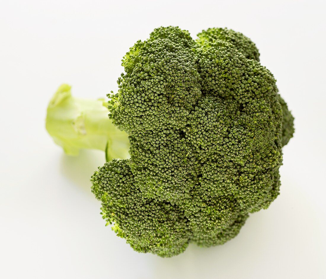 A broccoli floret