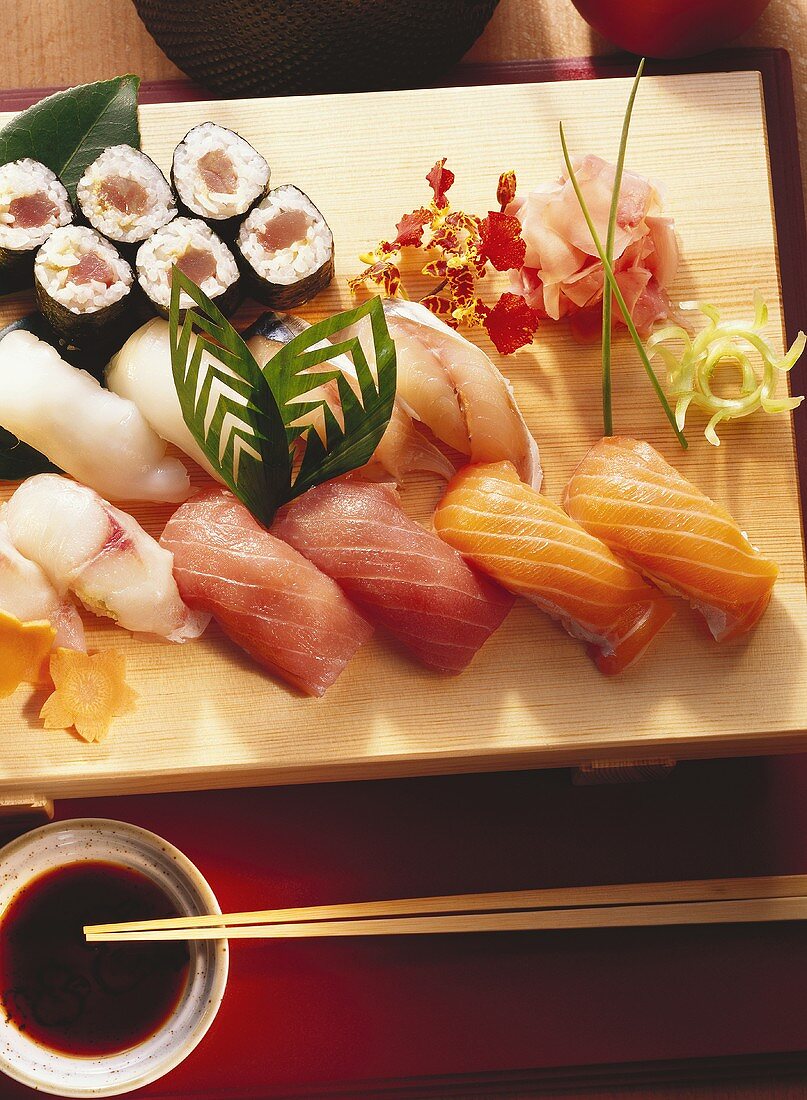 Sushi Platter with Fish