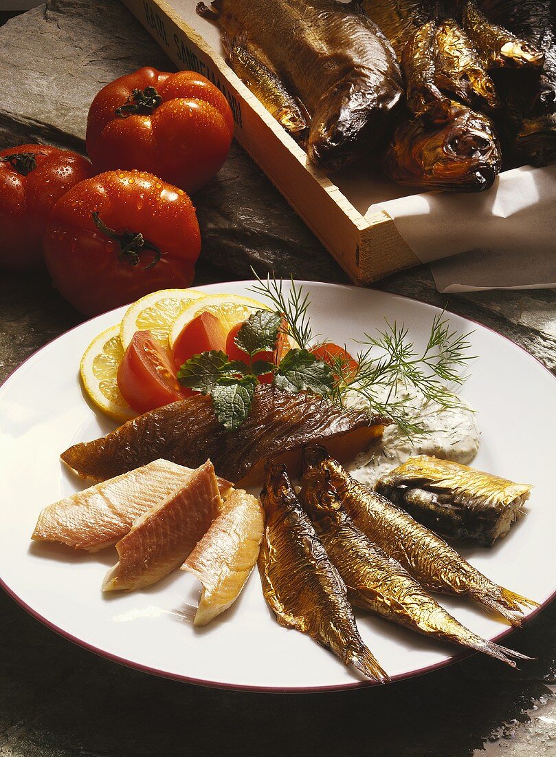 Cold Smoked Fish Platter