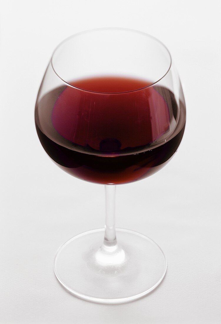 Glas Rotwein