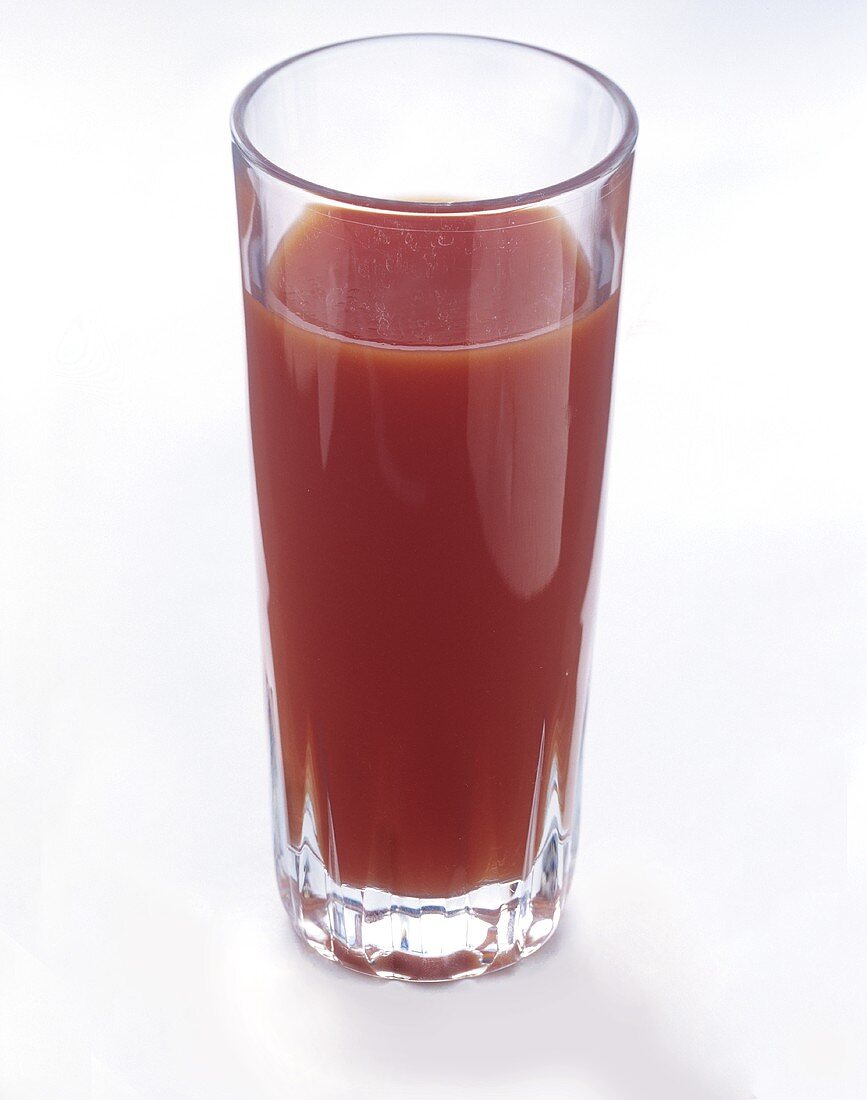 Tomatensaft im Glas