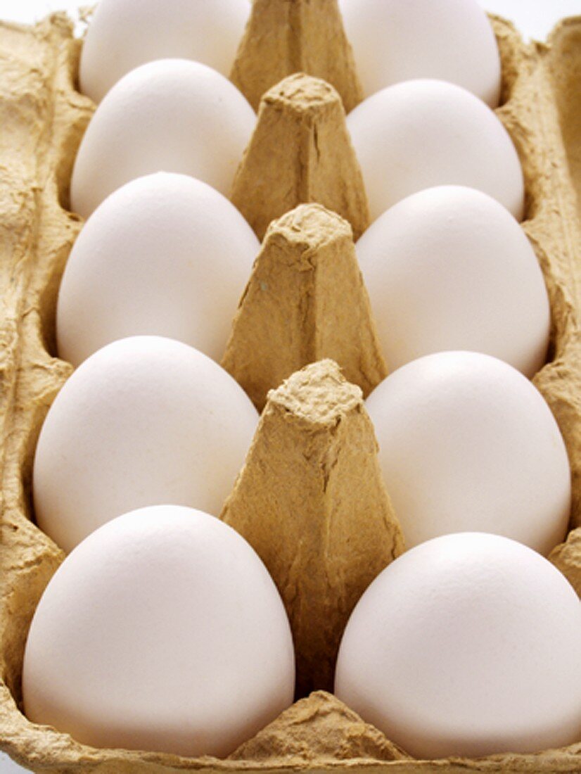 A Carton of White Eggs