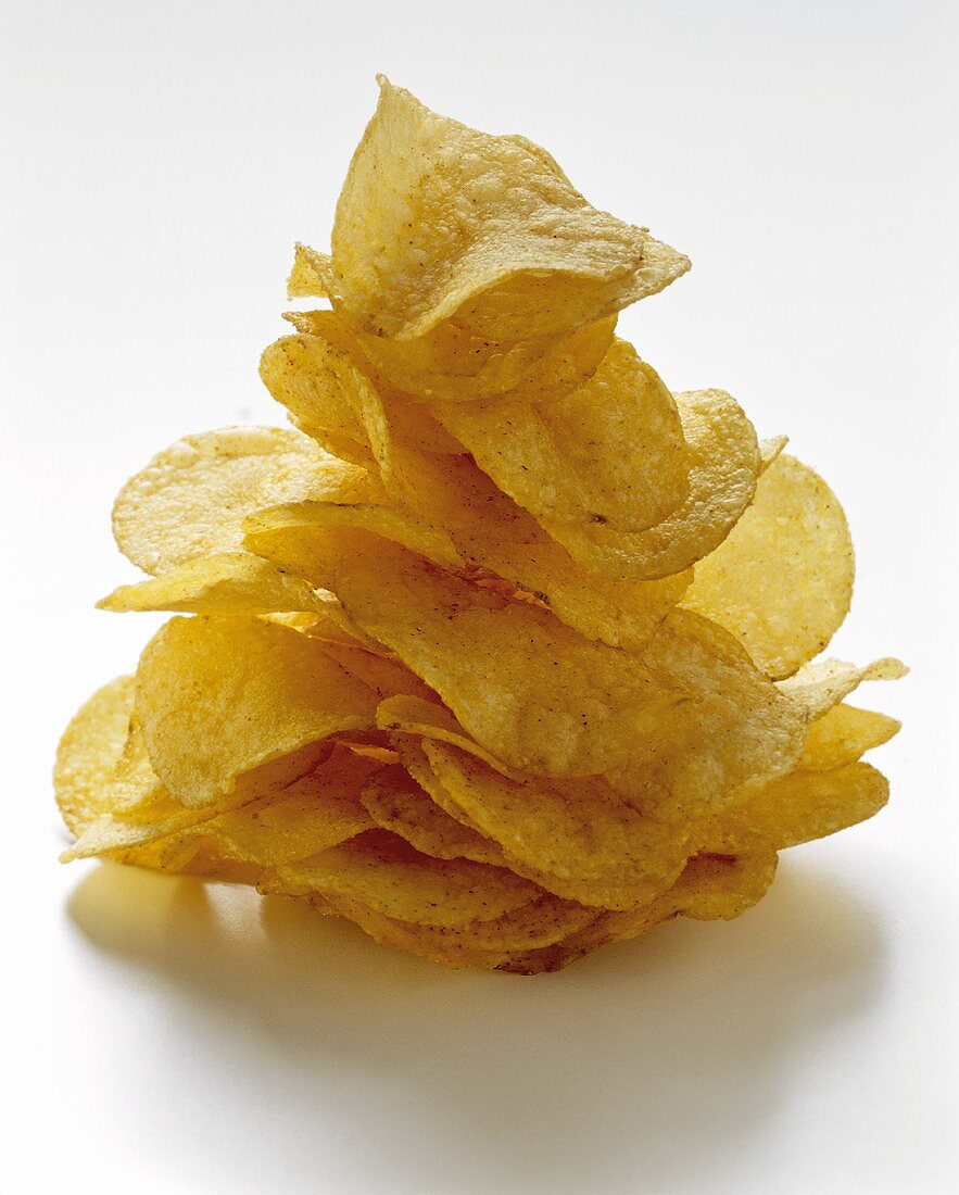 Ein Haufen Kartoffelchips