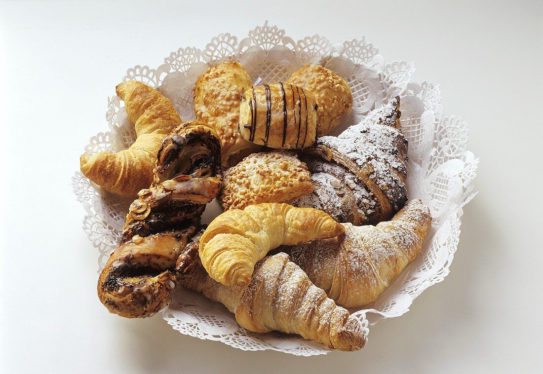 Assorted Pastries on a Plate