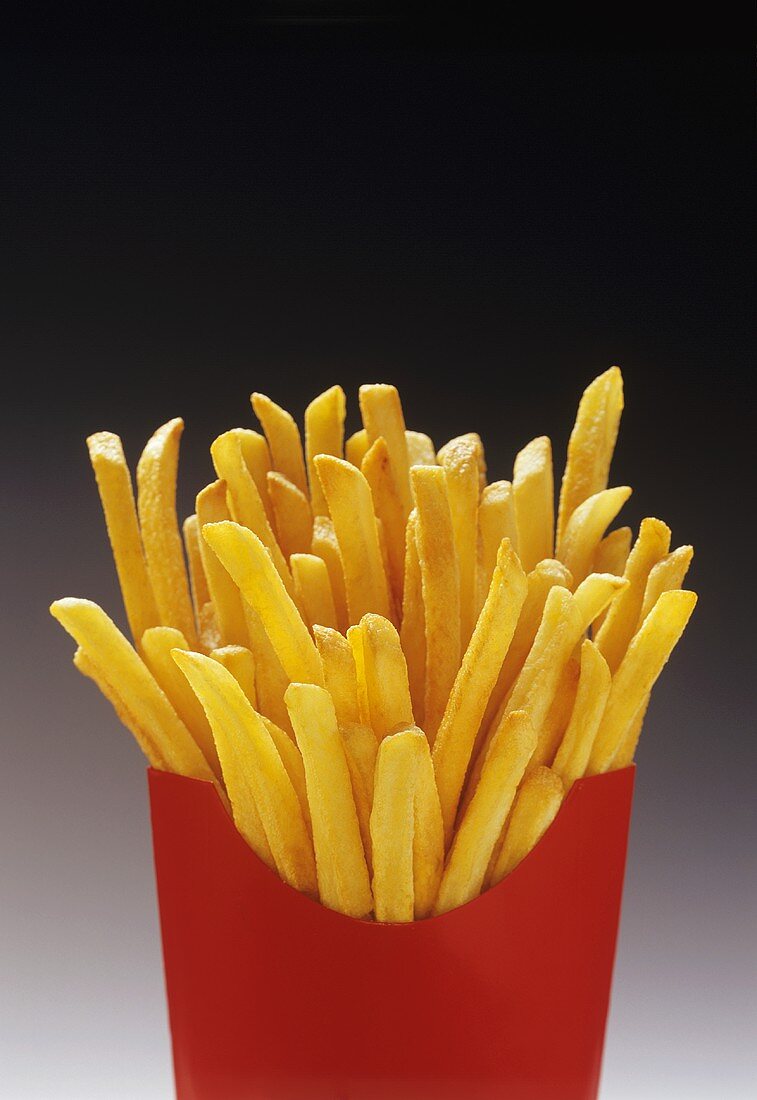 French Fries in Red Carton