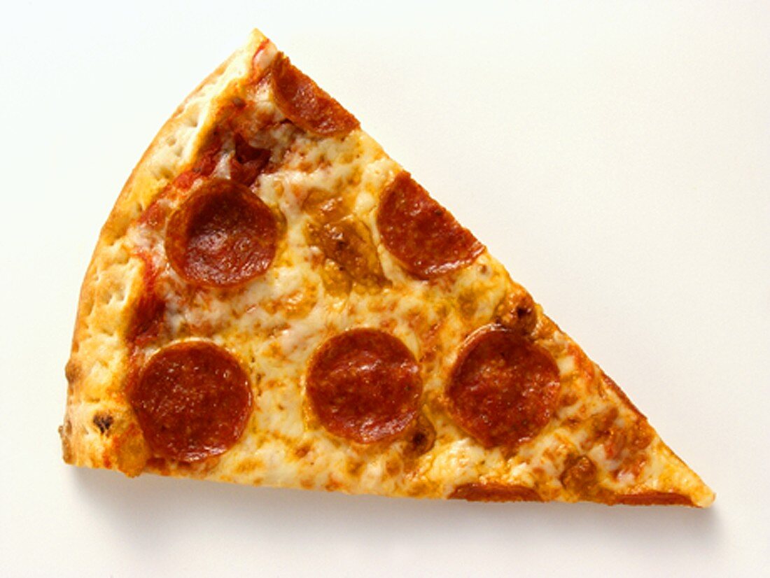 A Slice of Pepperoni Pizza