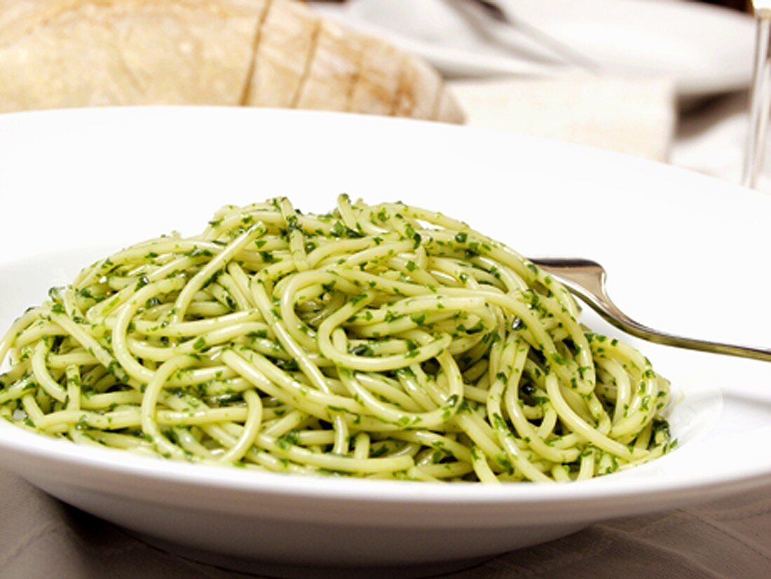 Spaghetti with Pesto