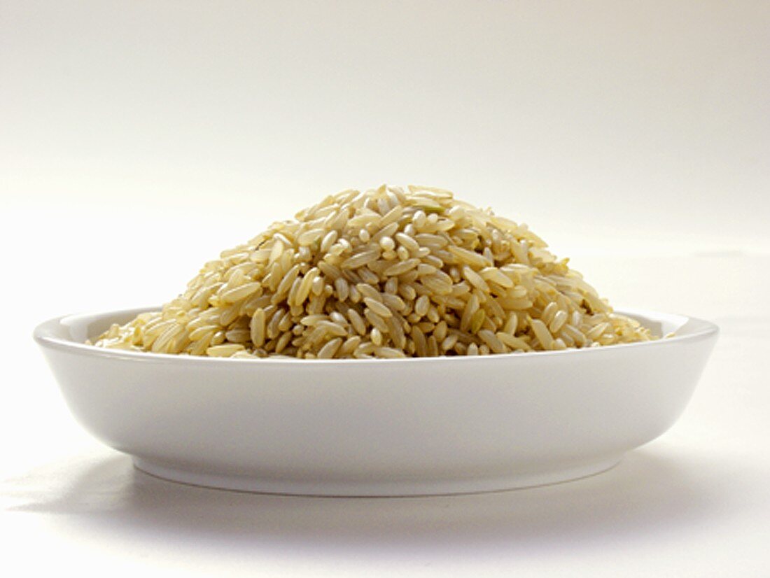 Brown Rice in a Bowl