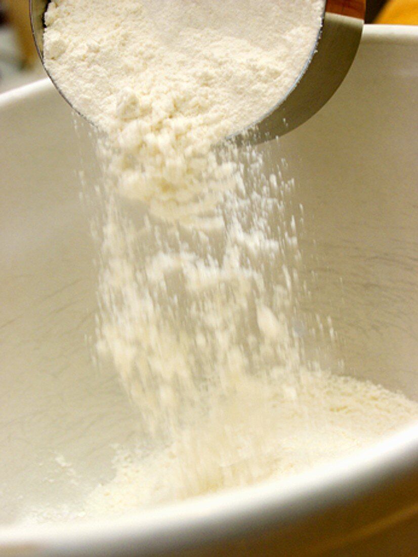 Spilling Flour in a Bowl