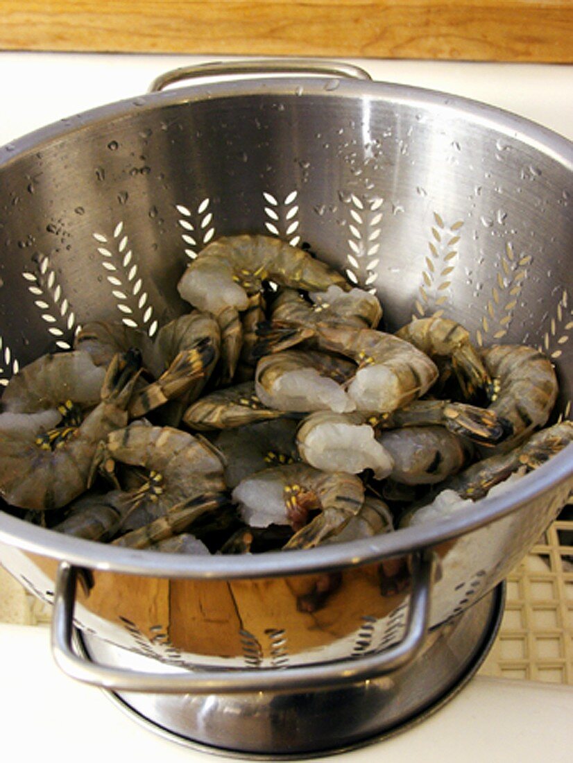 Shrimp in a Colander