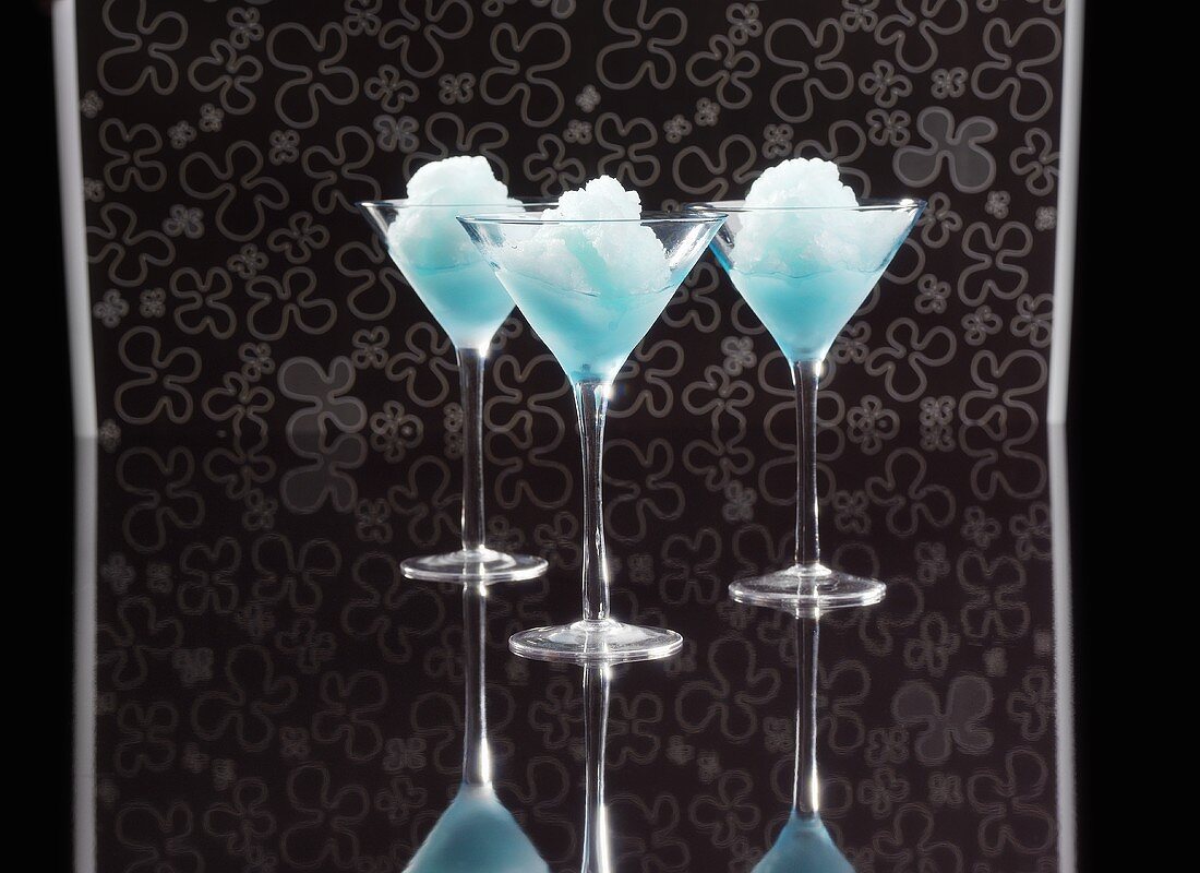 Frozen Blue Cocktail
