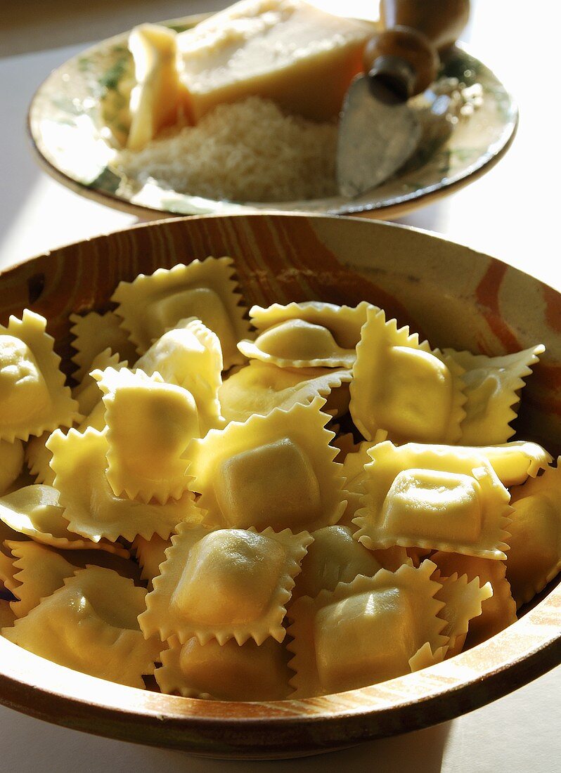 Ravioli & Parmesan