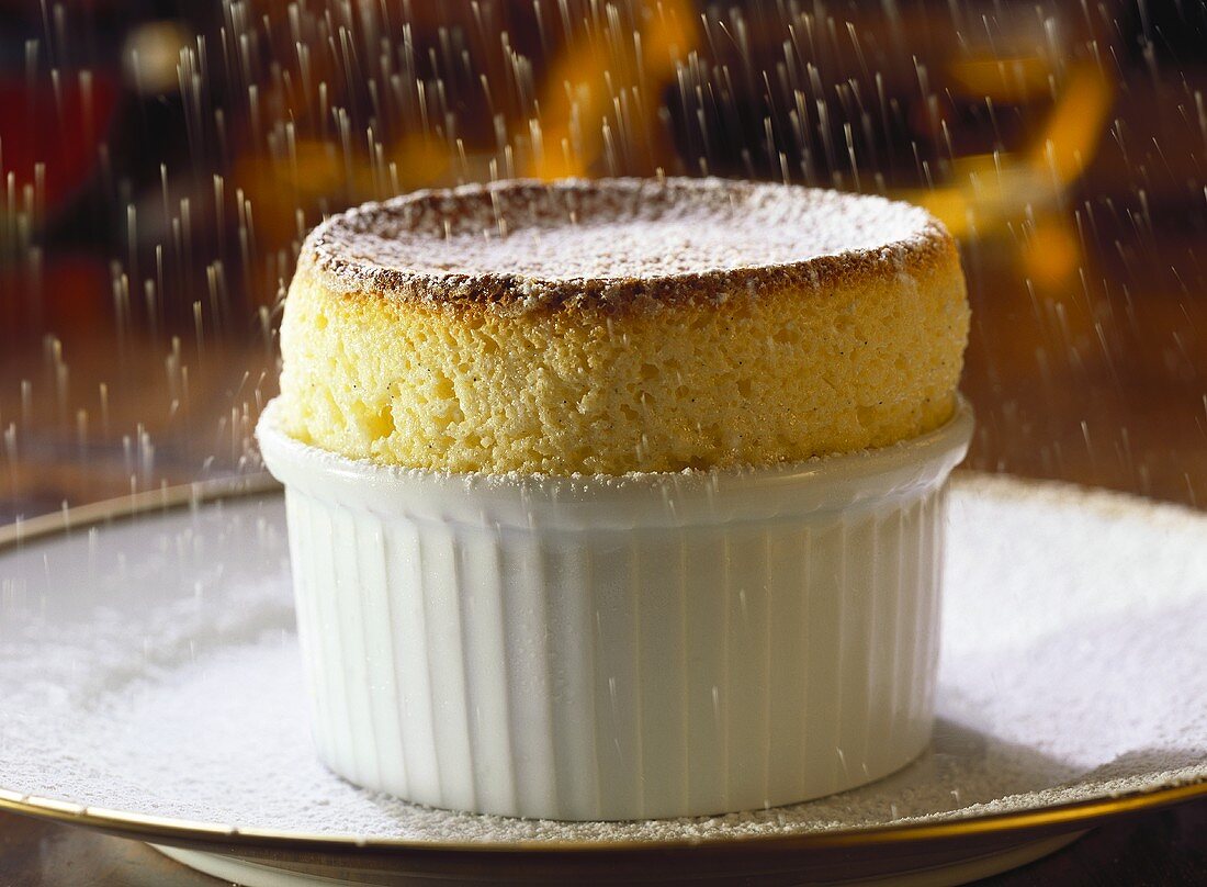 Topfensouffle in der Form