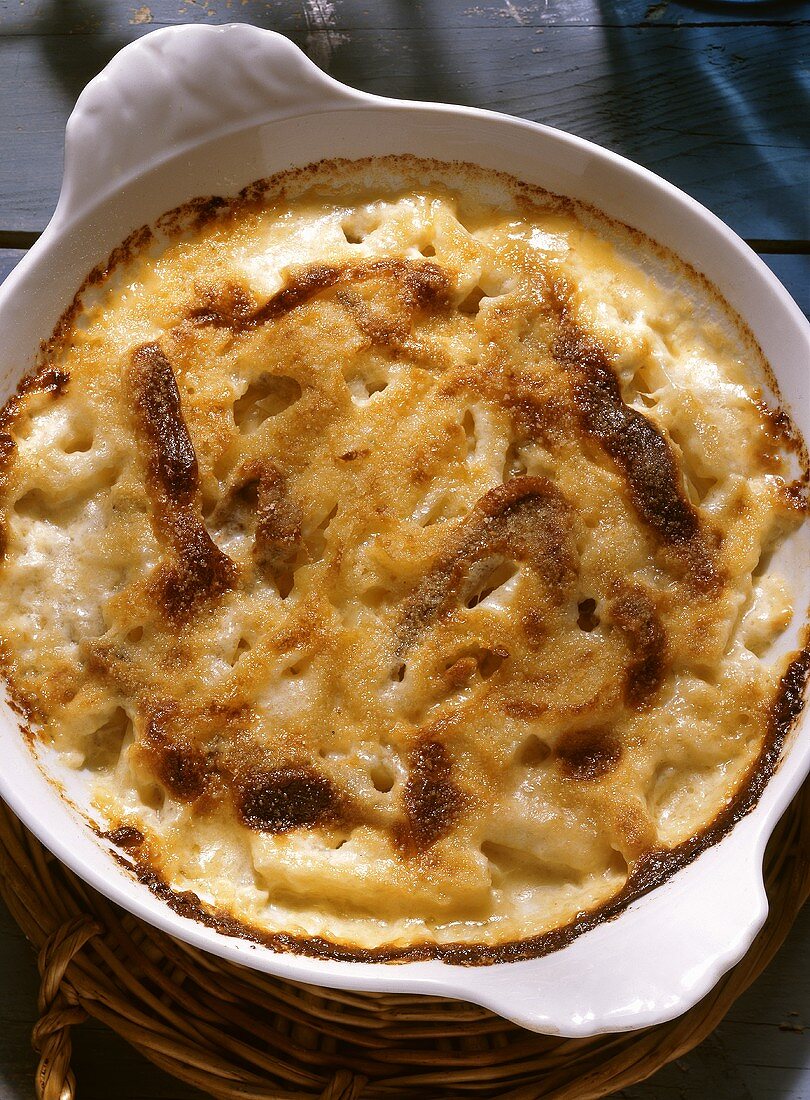 Kartoffel-Anchovis-Gratin