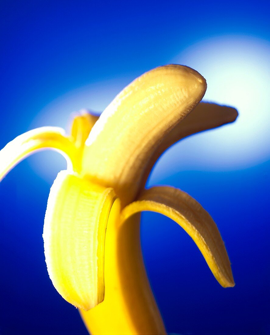 A Partially Peeled Banana