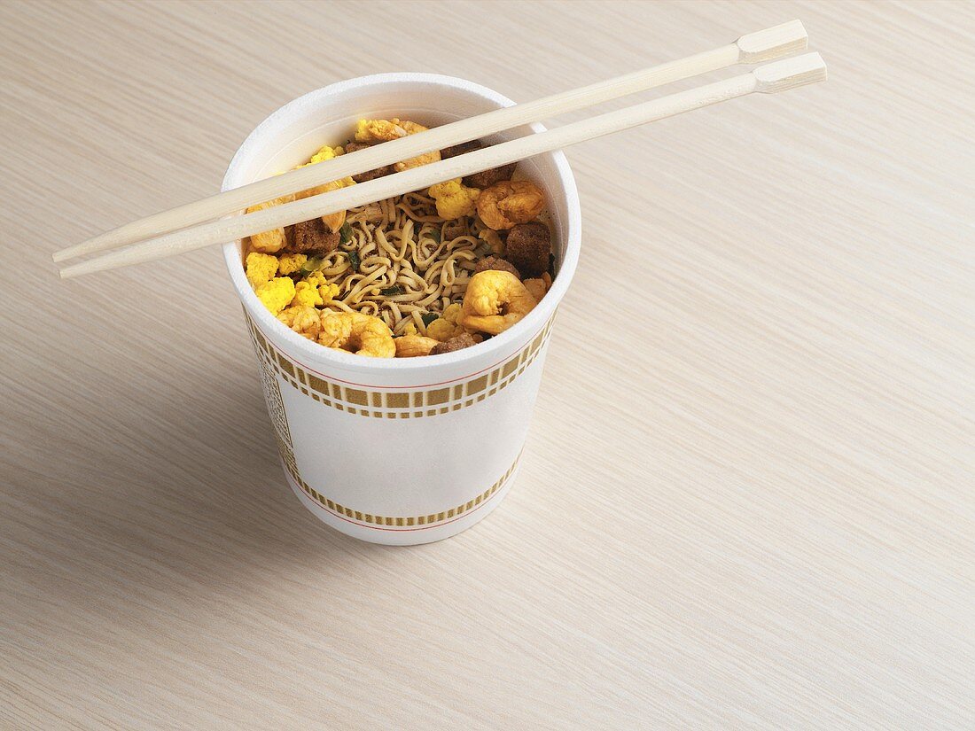 Noodles in a cup