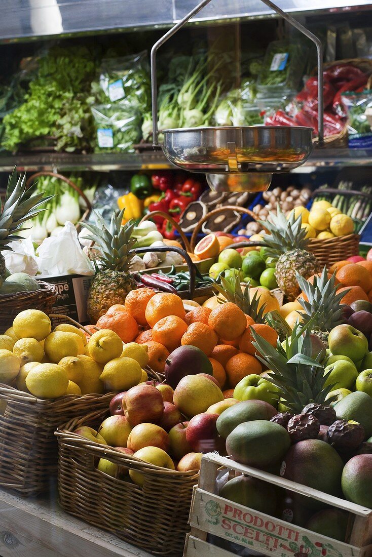 Bio-Obst und Gemüse in Obst- und Gemüsehandel