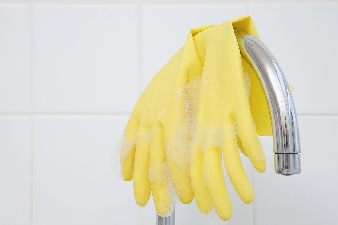 Rubber gloves