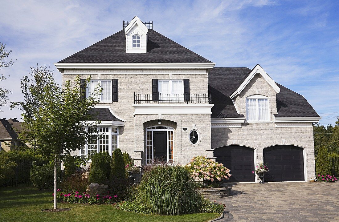 Exterior of a large house