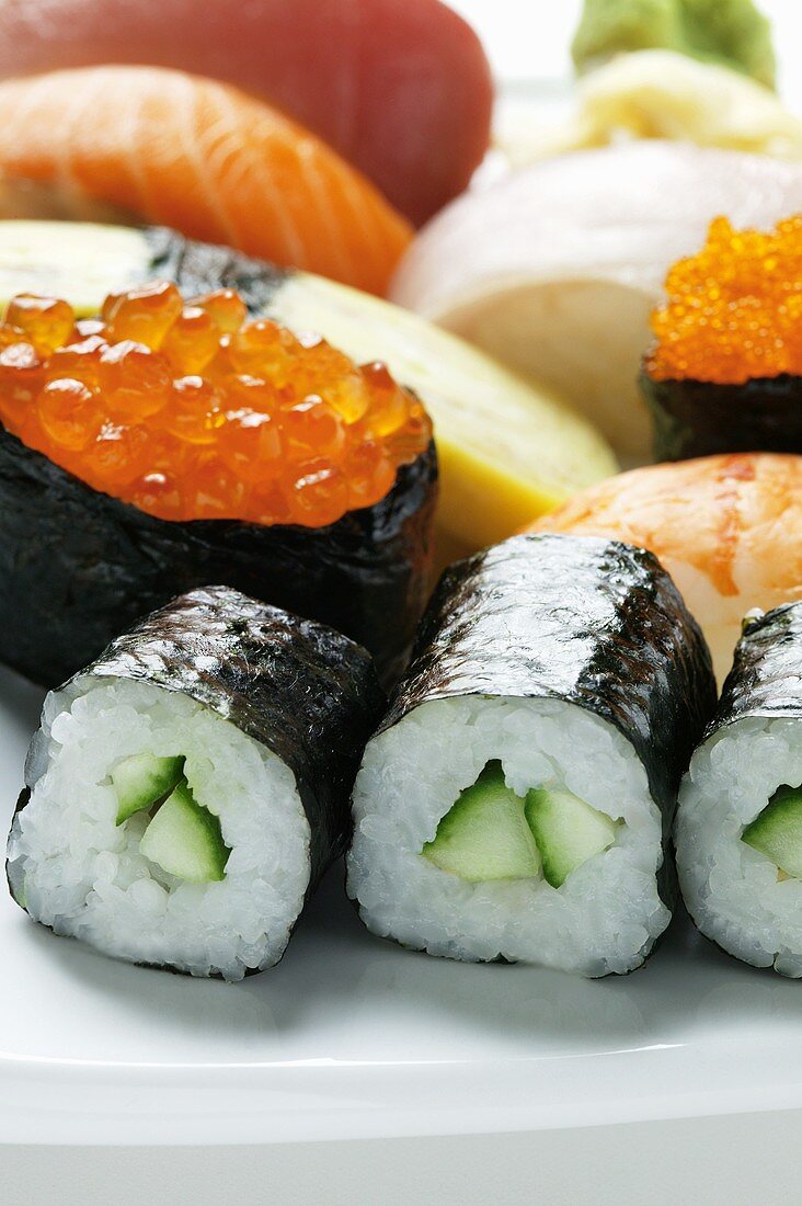 Gemischte Sushiplatte