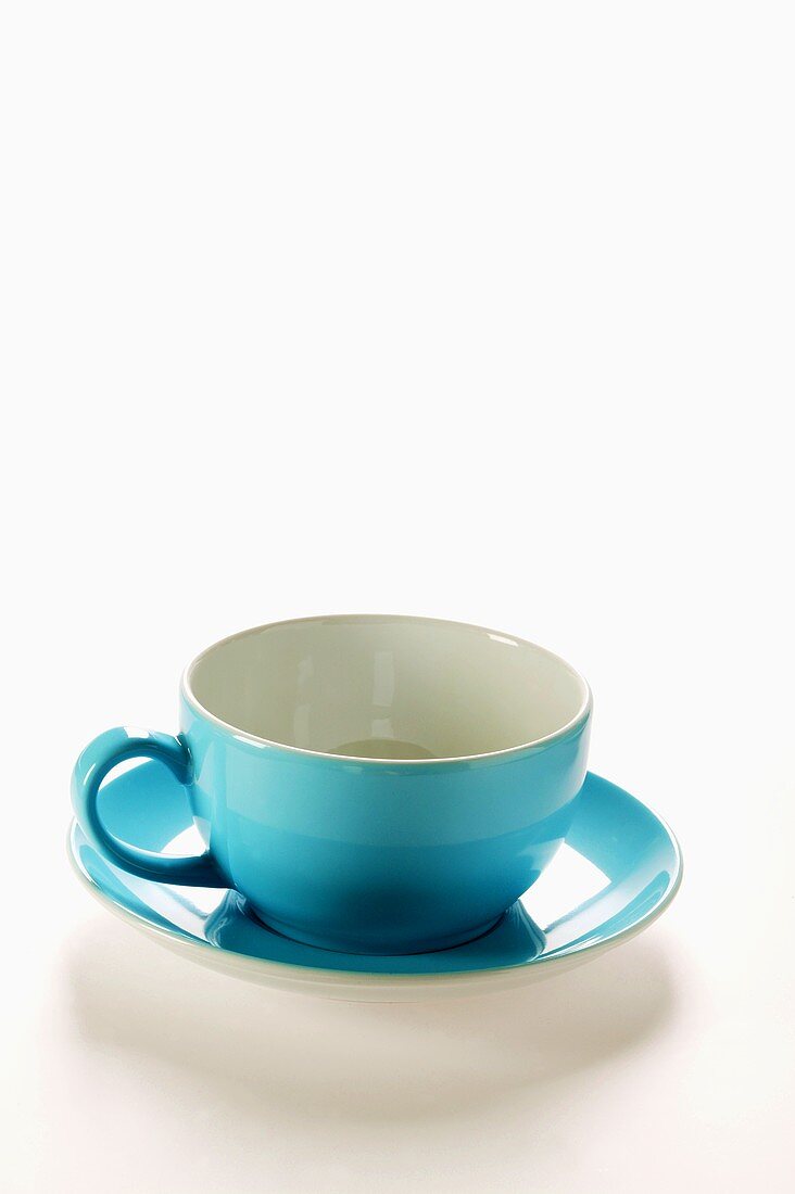 Blaue Kaffeetasse