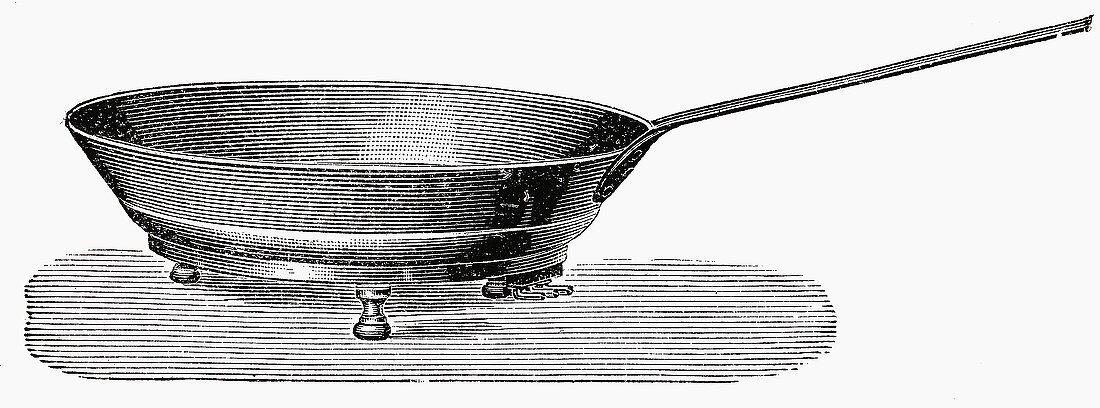 Old frying pan (Illustration)