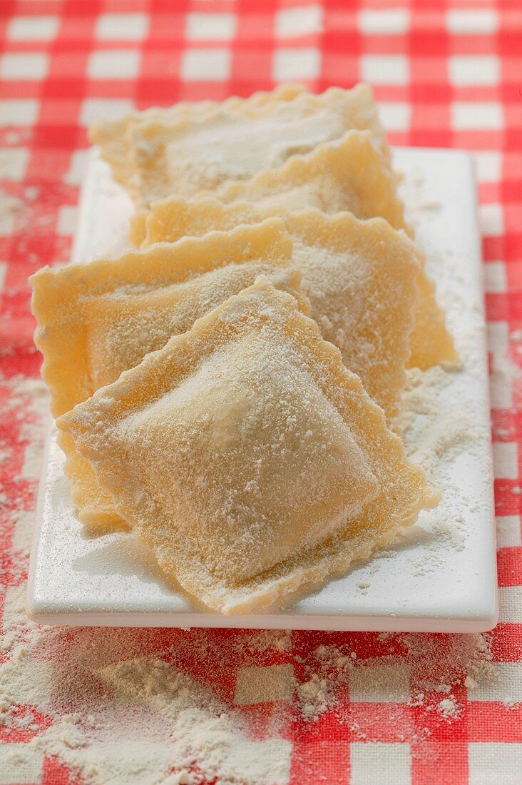 Selbstgemachte Ravioli