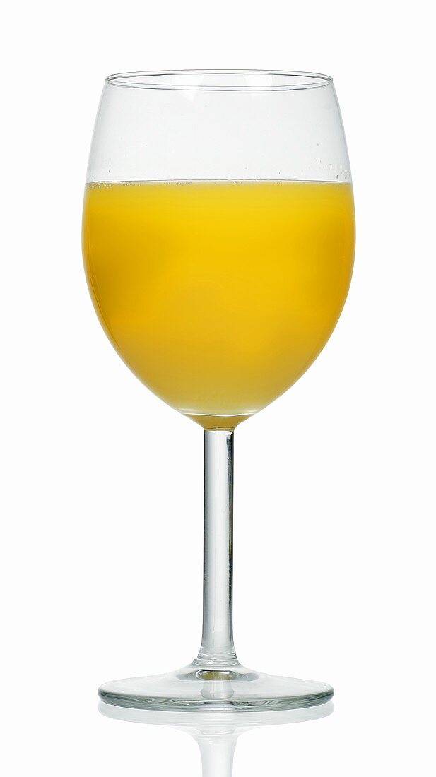 Glas Orangensaft