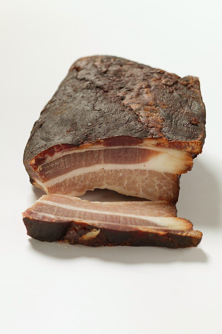 Organic bacon, slices cut